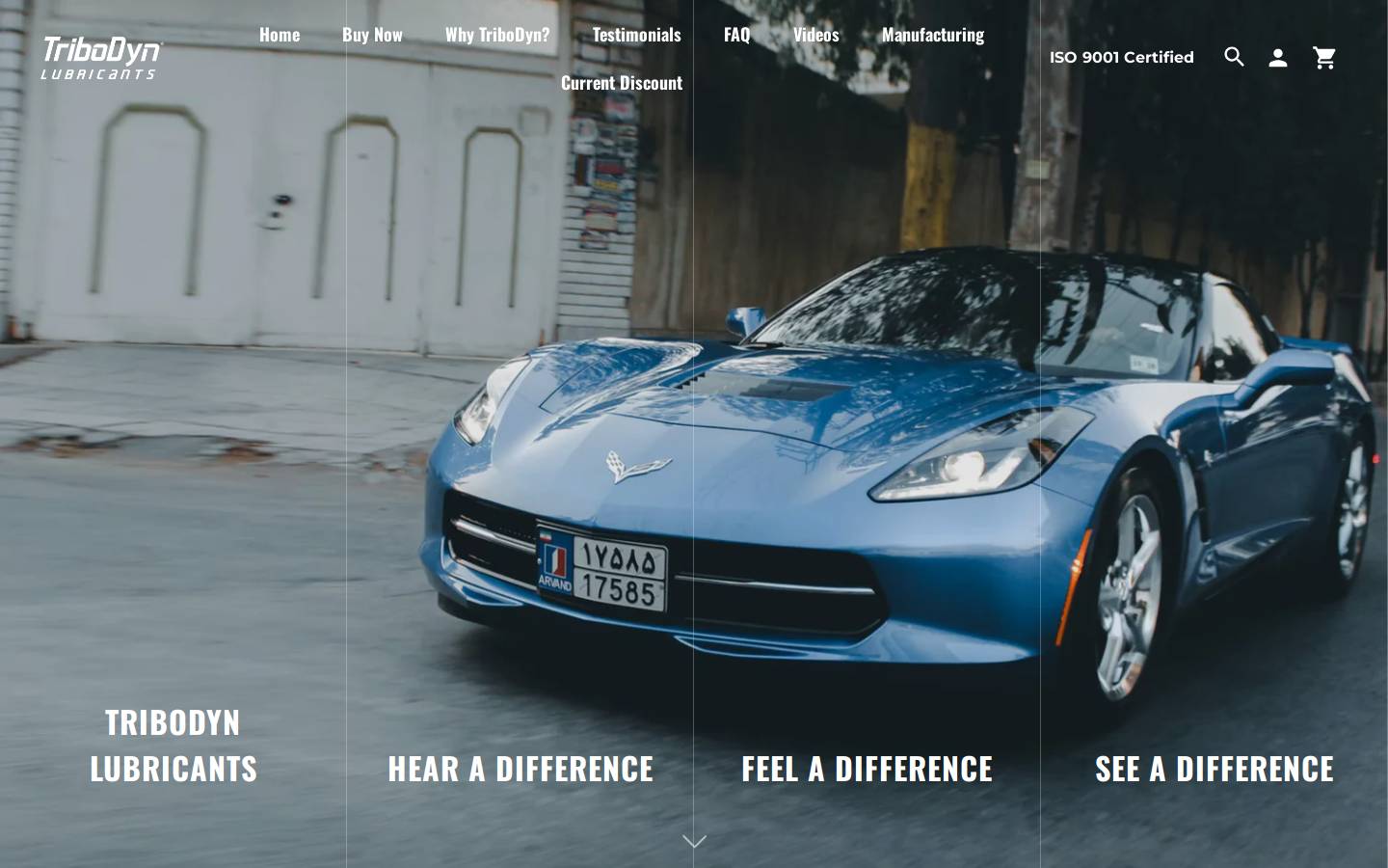 tribodyn.com homepage screenshot
