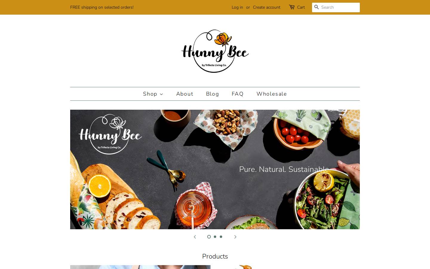 trifectaliving.co homepage screenshot