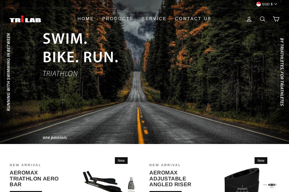trilabsg.com homepage screenshot