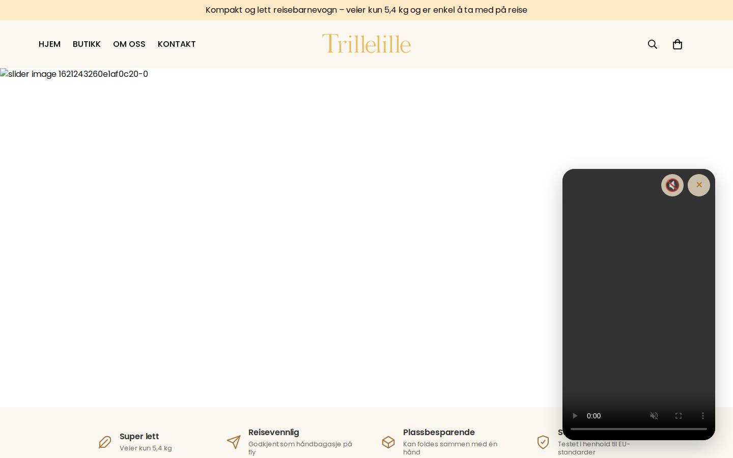trillelille.no homepage screenshot