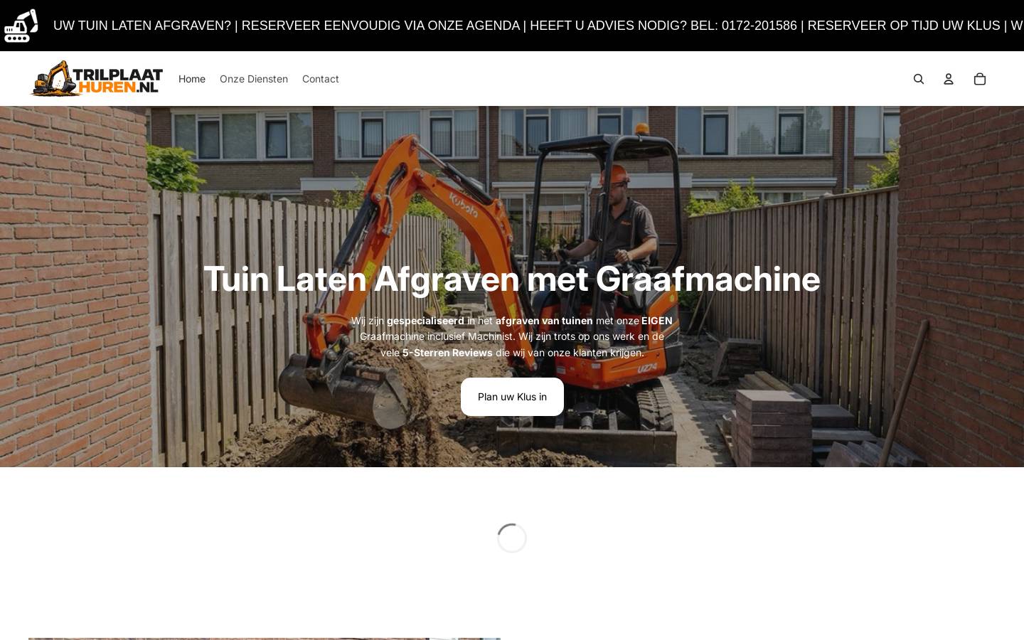 trilplaathuren.nl homepage screenshot