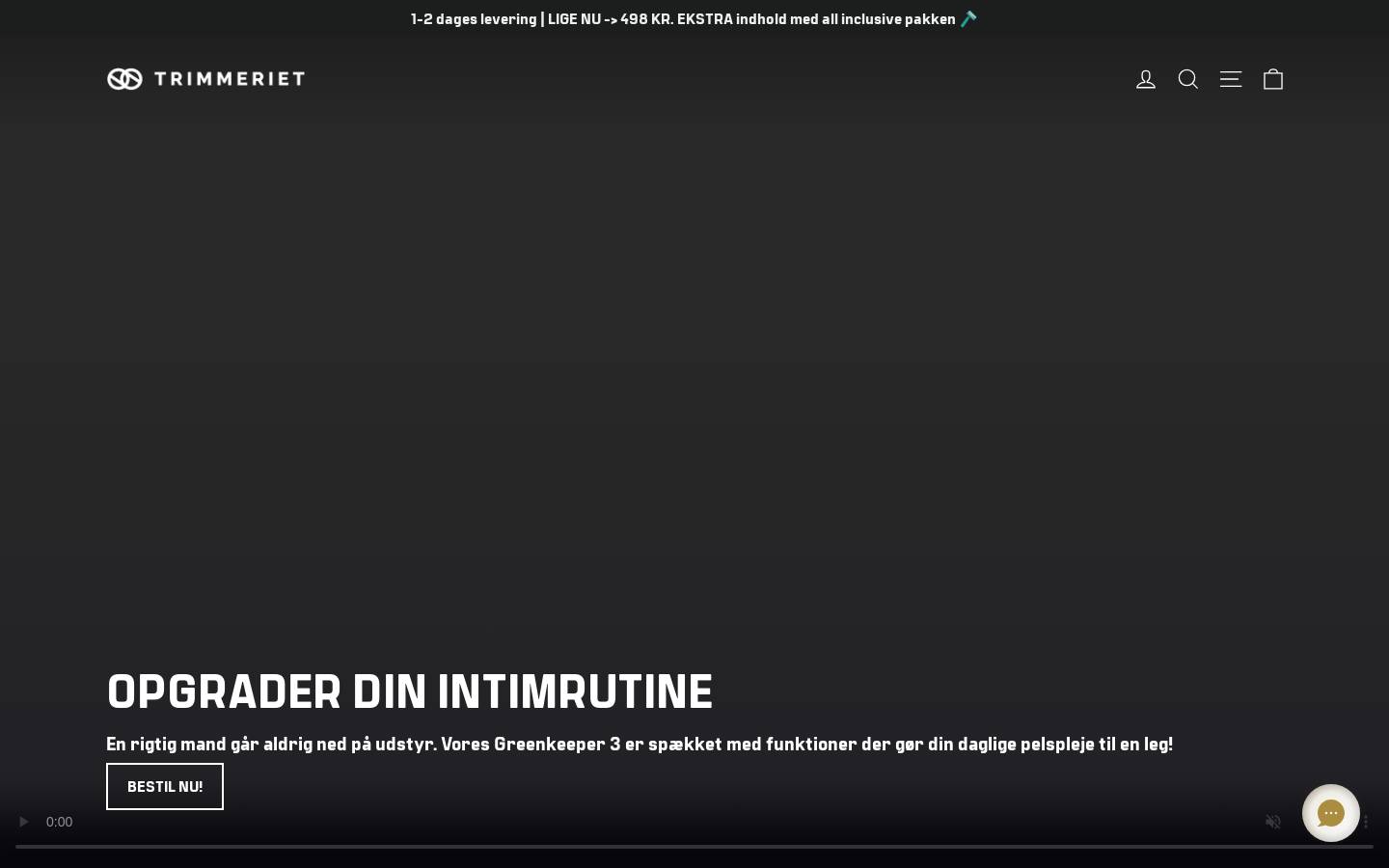 Trimmeriet homepage screenshot
