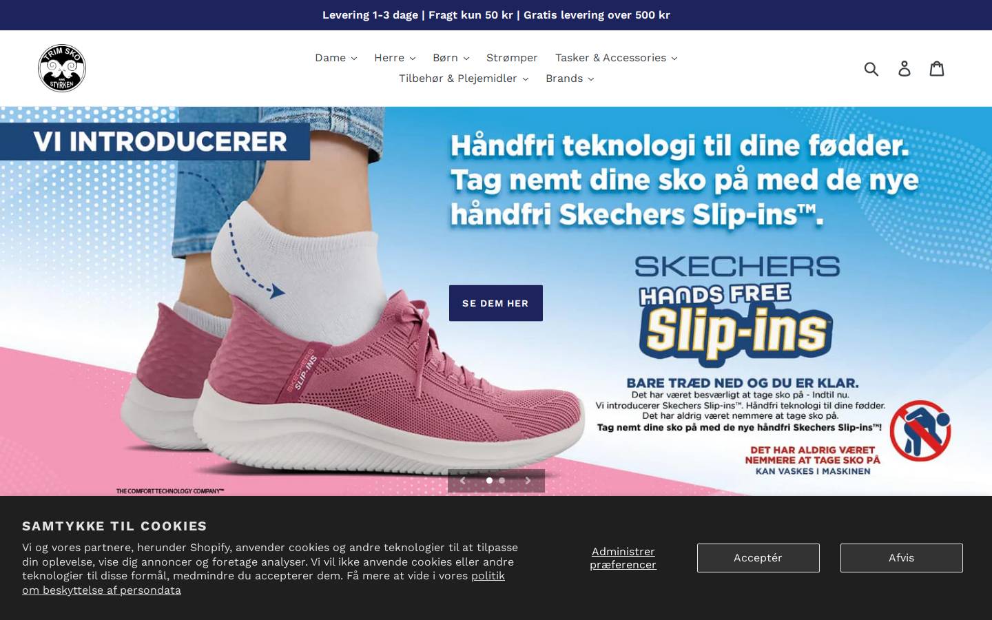 Trimsko homepage screenshot