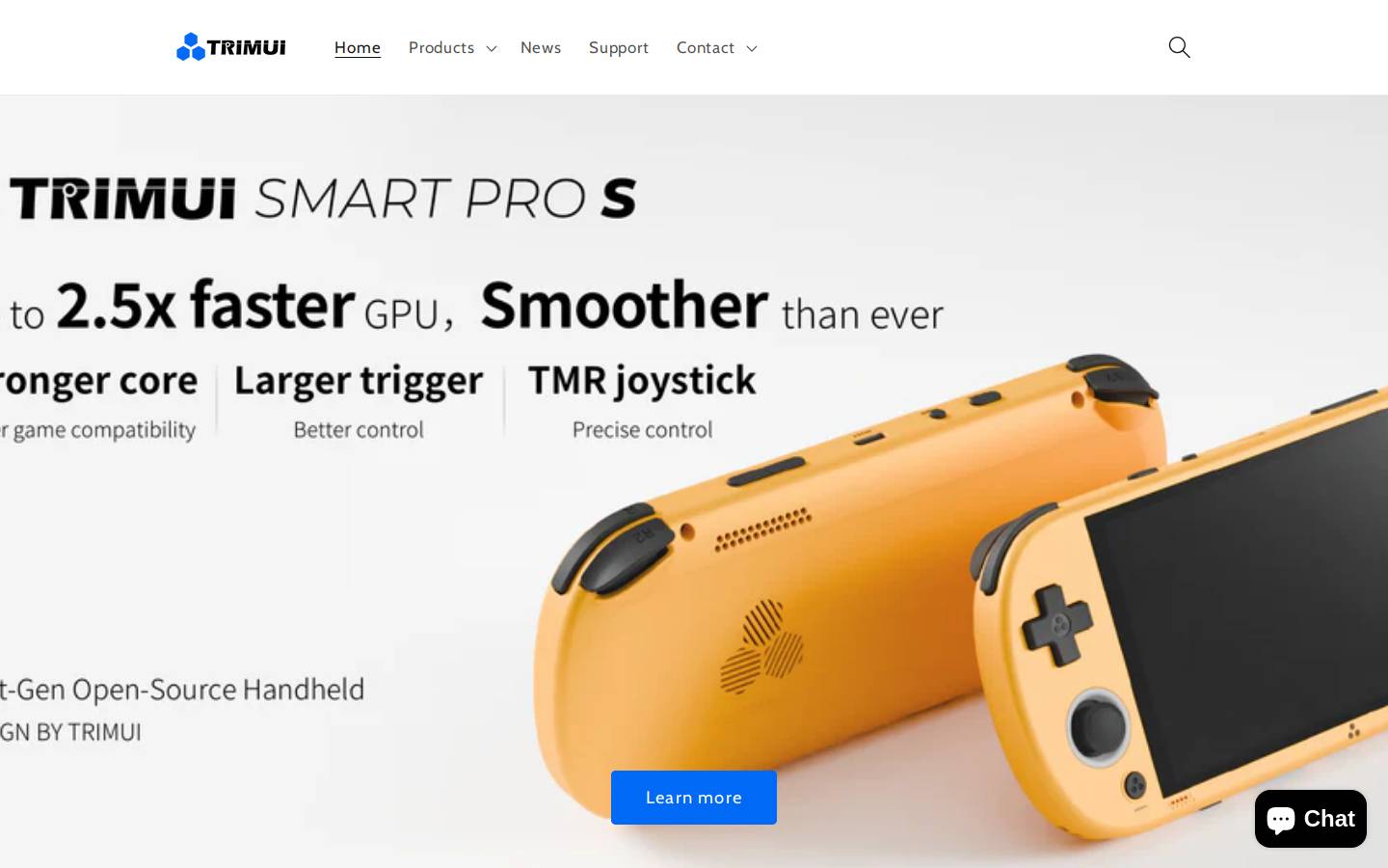 trimui.com homepage screenshot