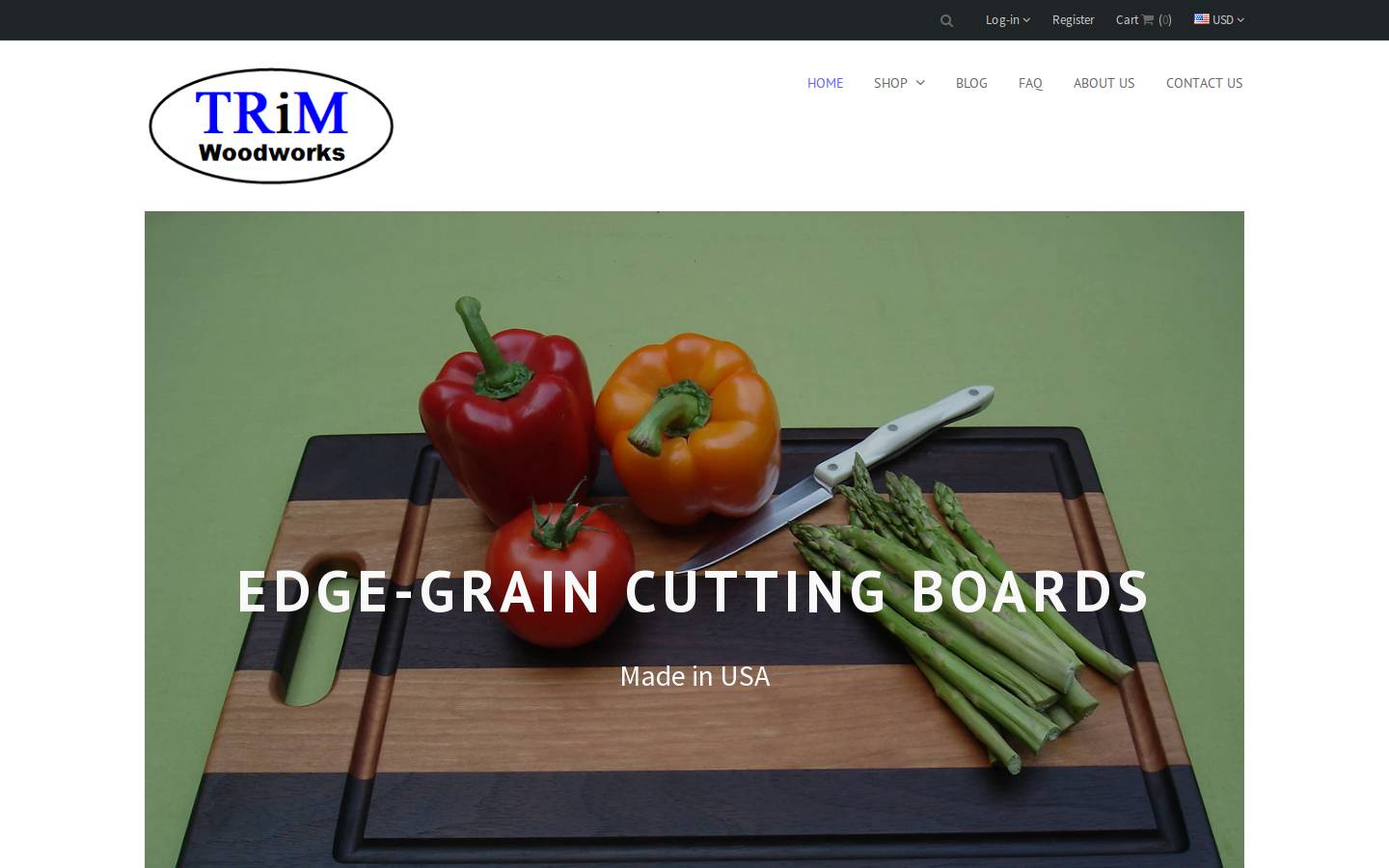 trimwoodworks.com homepage screenshot