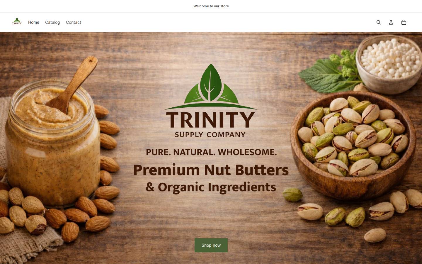 trinitysupplycompany.com homepage screenshot