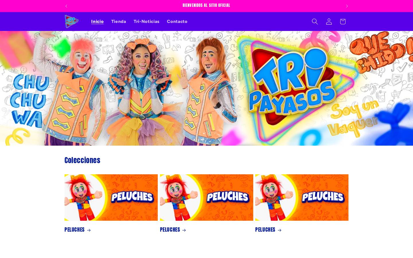 tripayasos.tv homepage screenshot