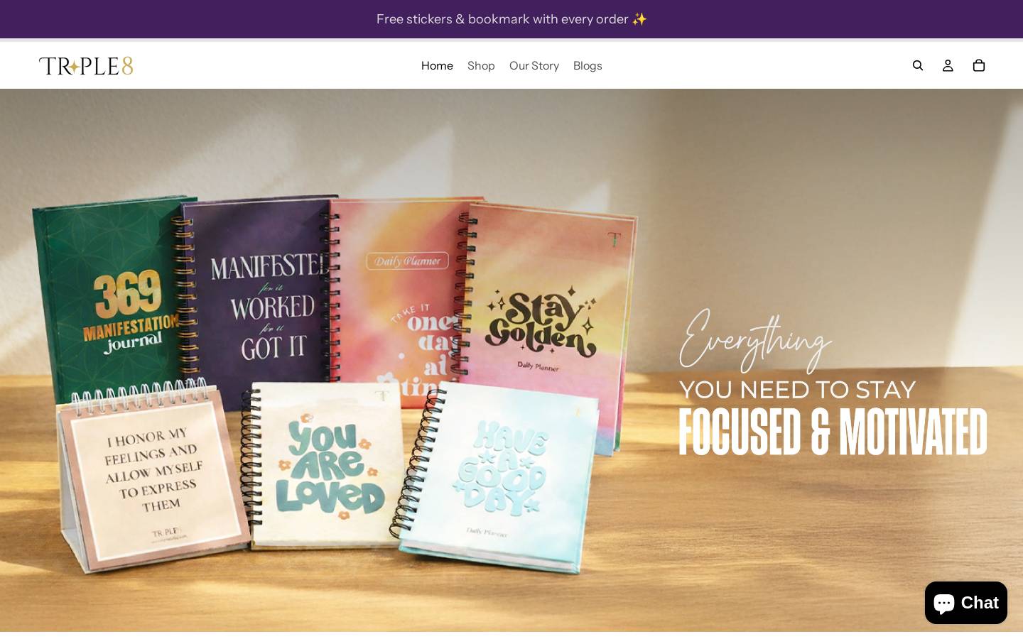 triple8shop.com homepage screenshot