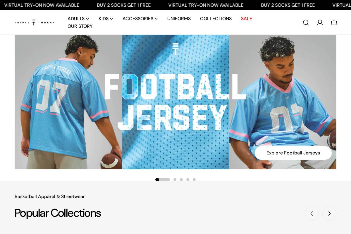 triplethreat.co.nz homepage screenshot