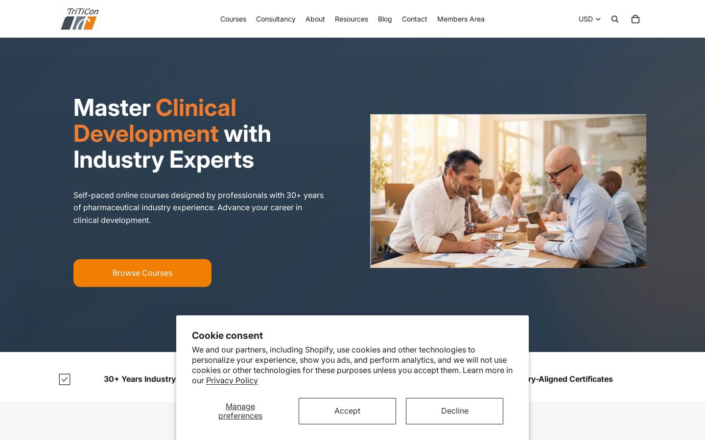 triticon.com homepage screenshot