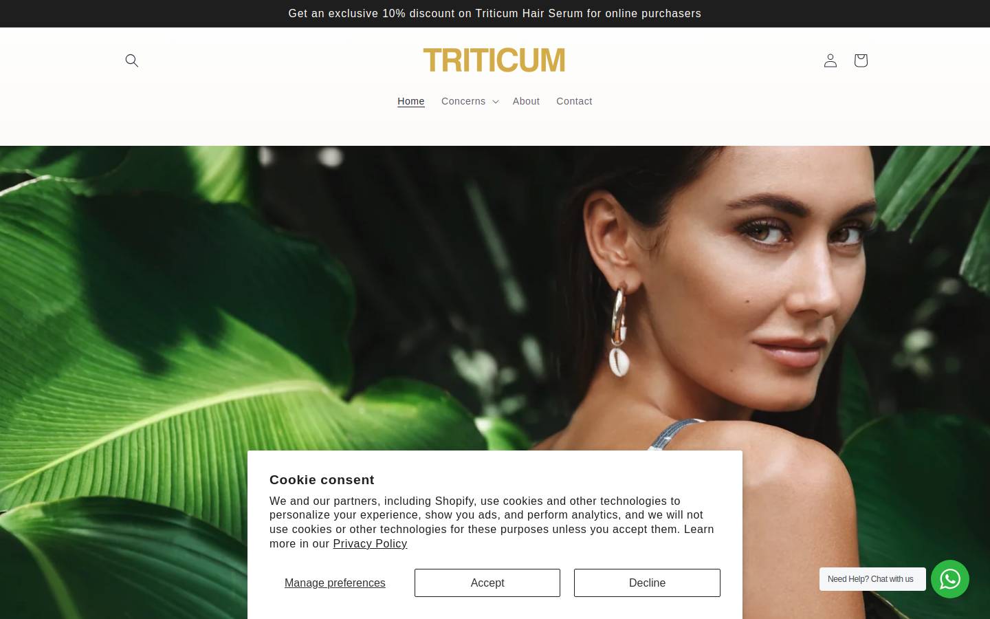 triticumstarglow.com homepage screenshot