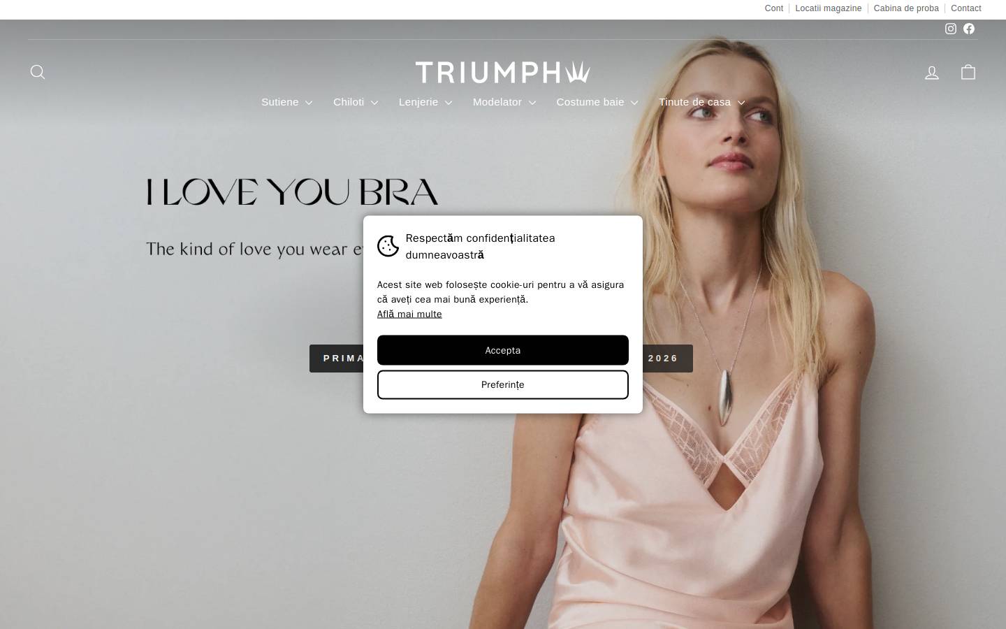 Dk Triumph homepage screenshot