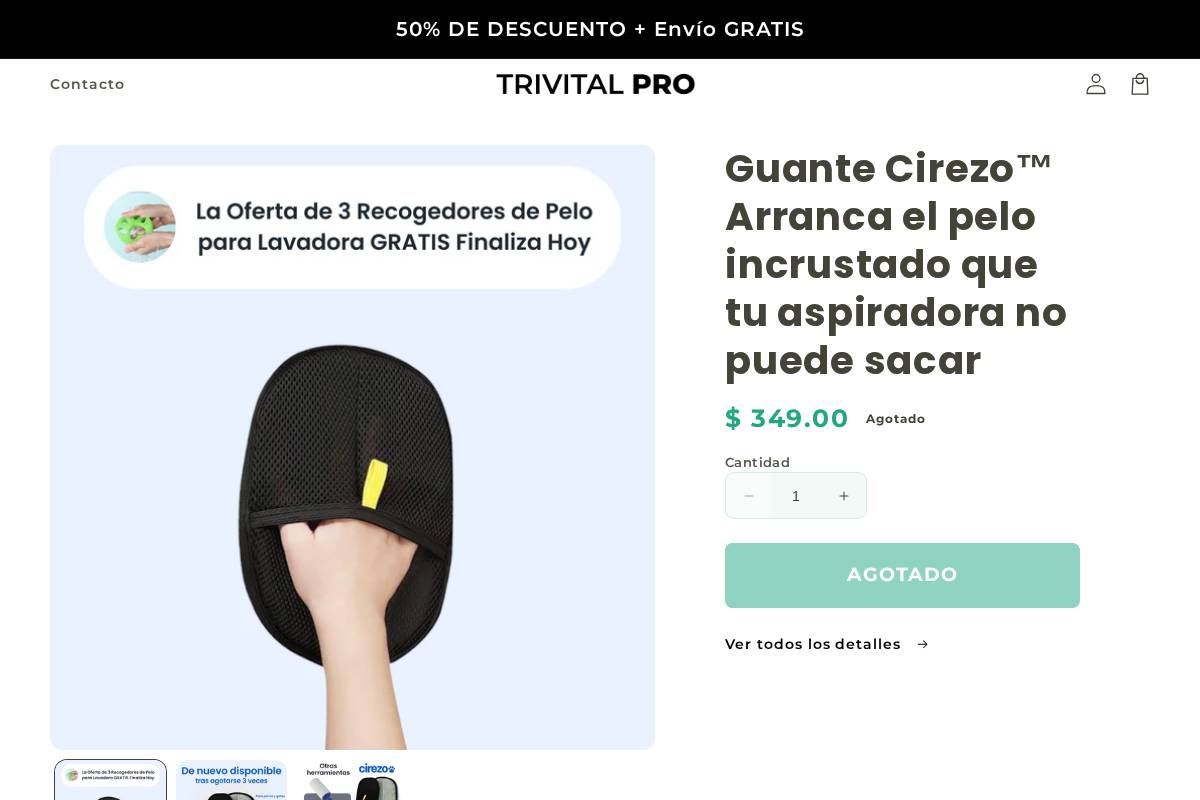 trivitalpro.com homepage screenshot