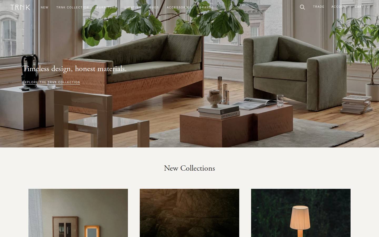 trnk-nyc.com homepage screenshot