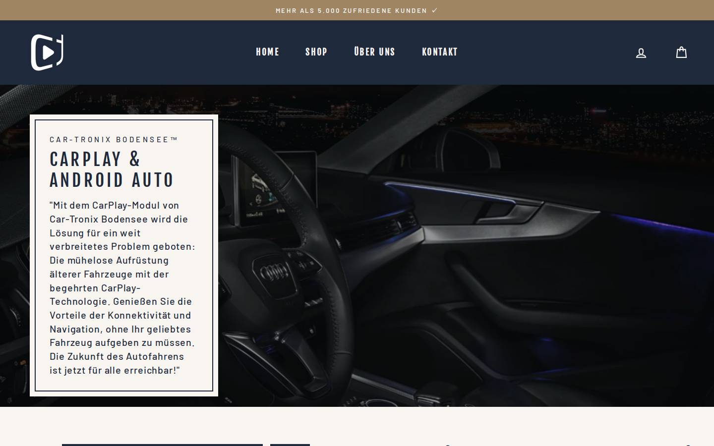 tronixstore.de homepage screenshot