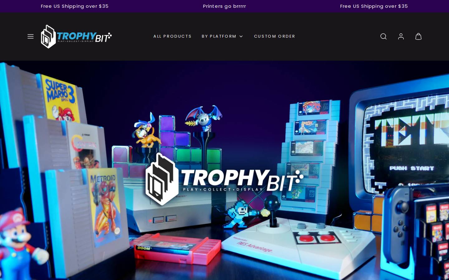 trophybit.com homepage screenshot