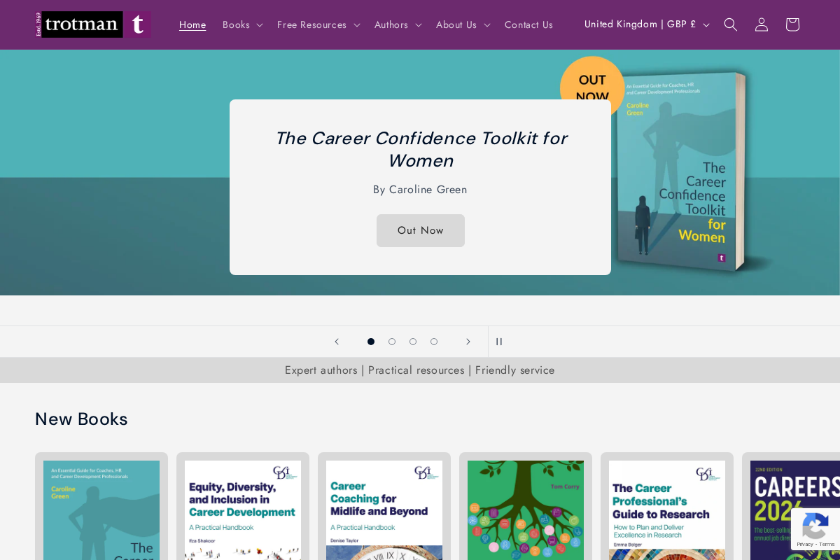 trotman.co.uk homepage screenshot