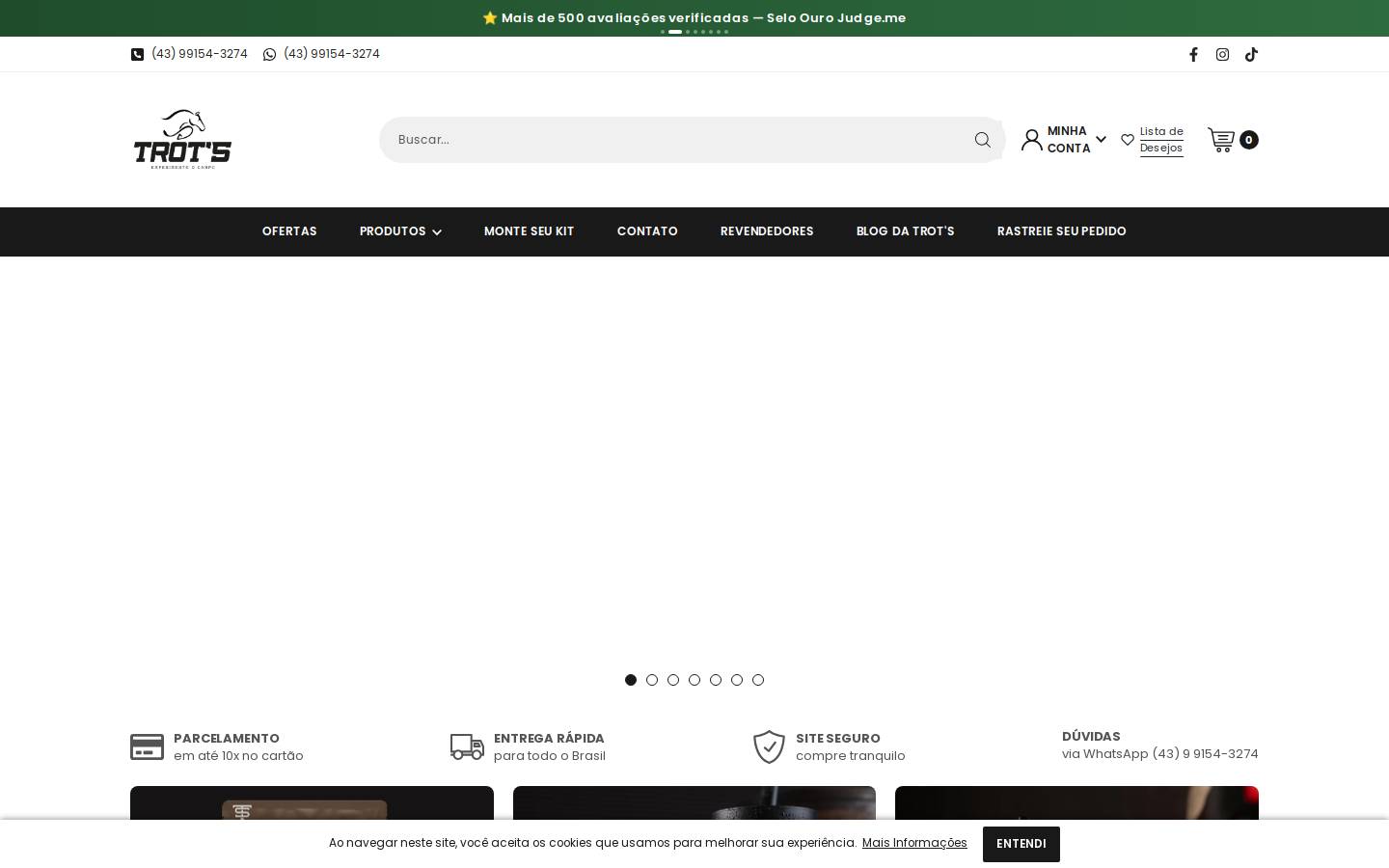 trots.com.br homepage screenshot