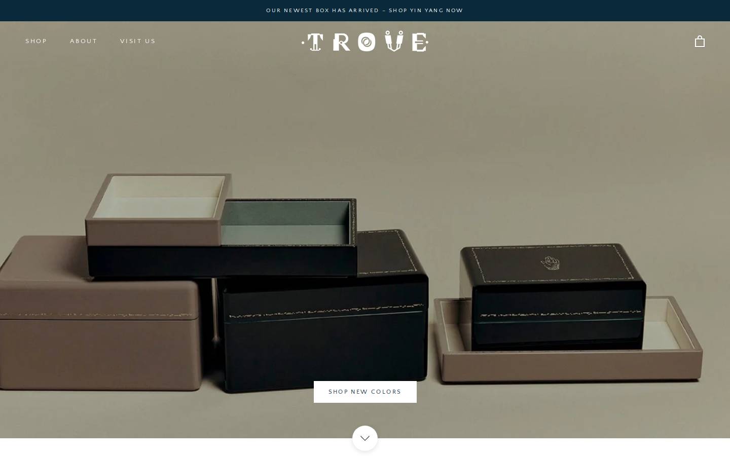 trovestudio.com homepage screenshot