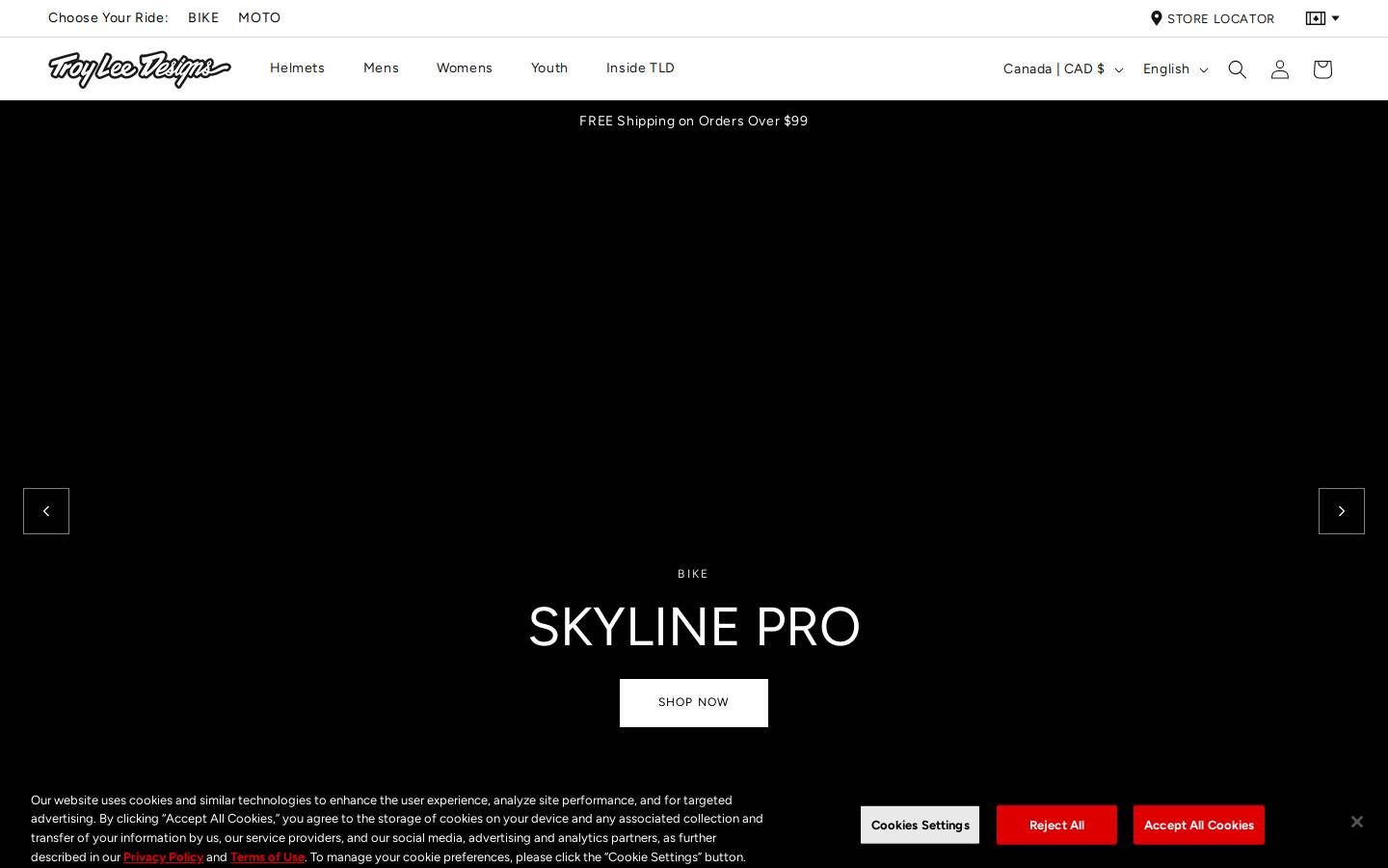 Troyleedesigns homepage screenshot