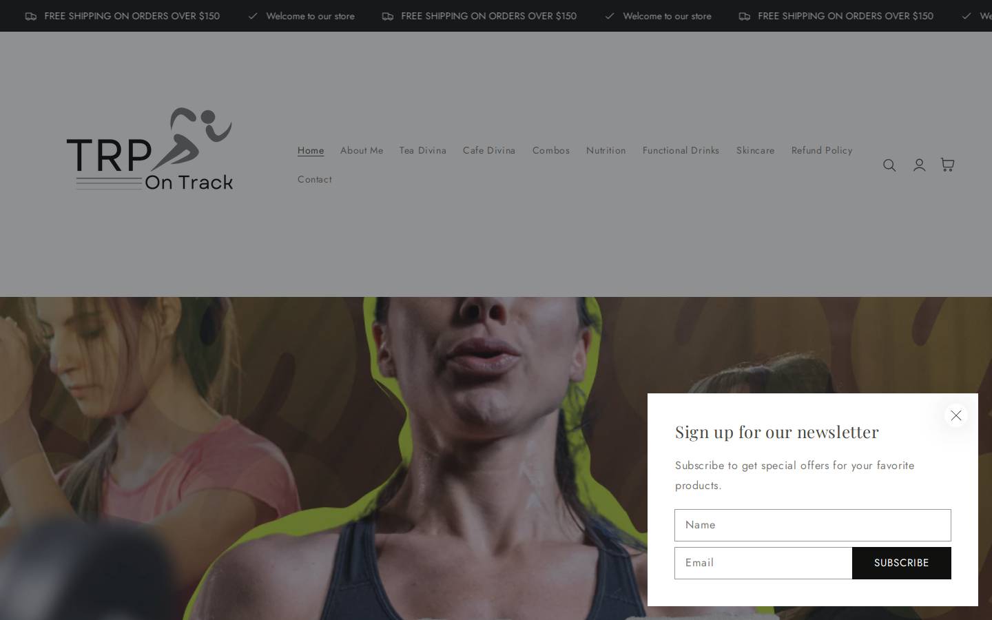 trpontrack.com homepage screenshot