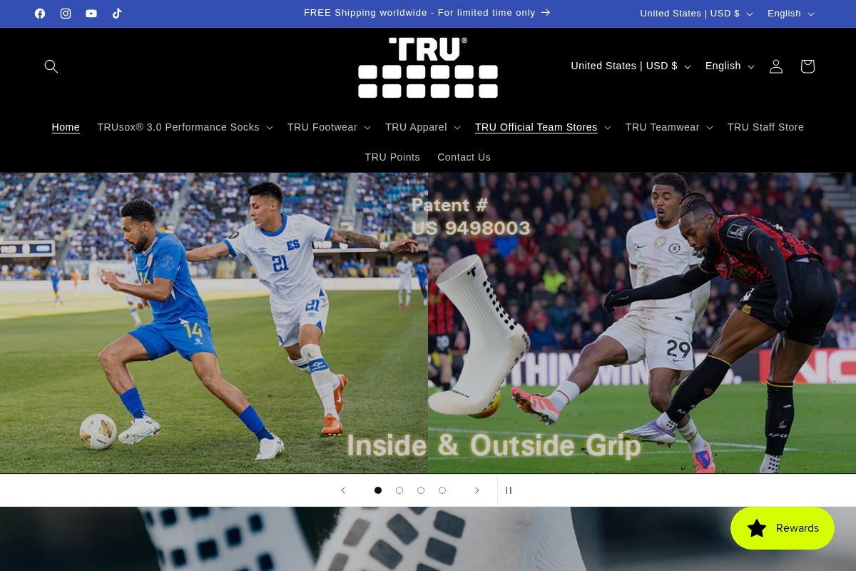 TRU homepage screenshot