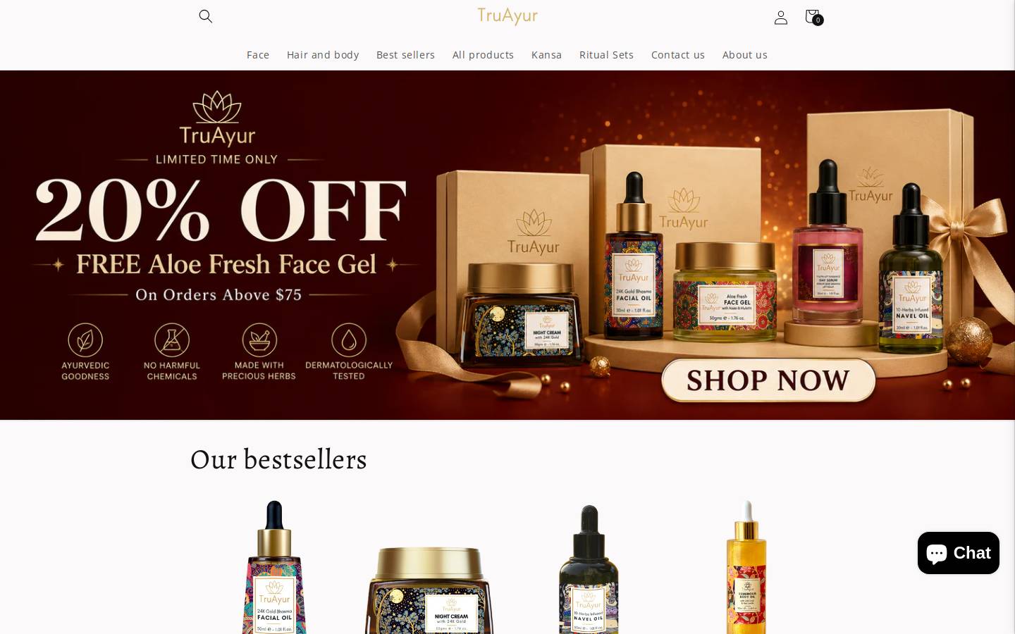 truayur.com homepage screenshot