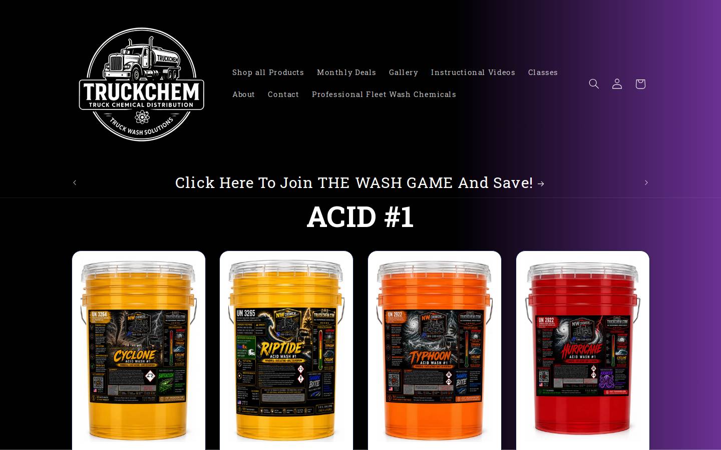 truckchem.com homepage screenshot