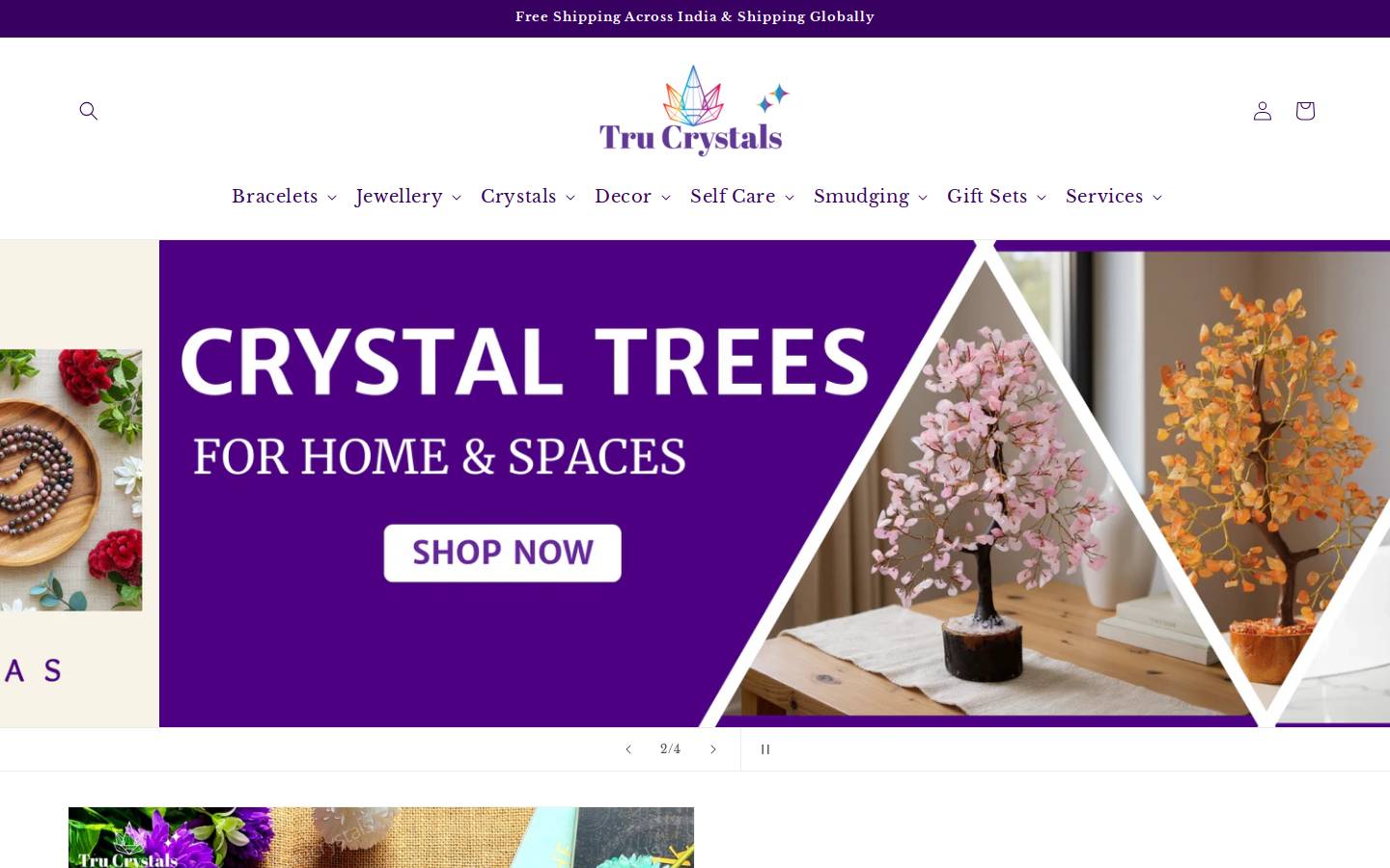 trucrystal.com homepage screenshot