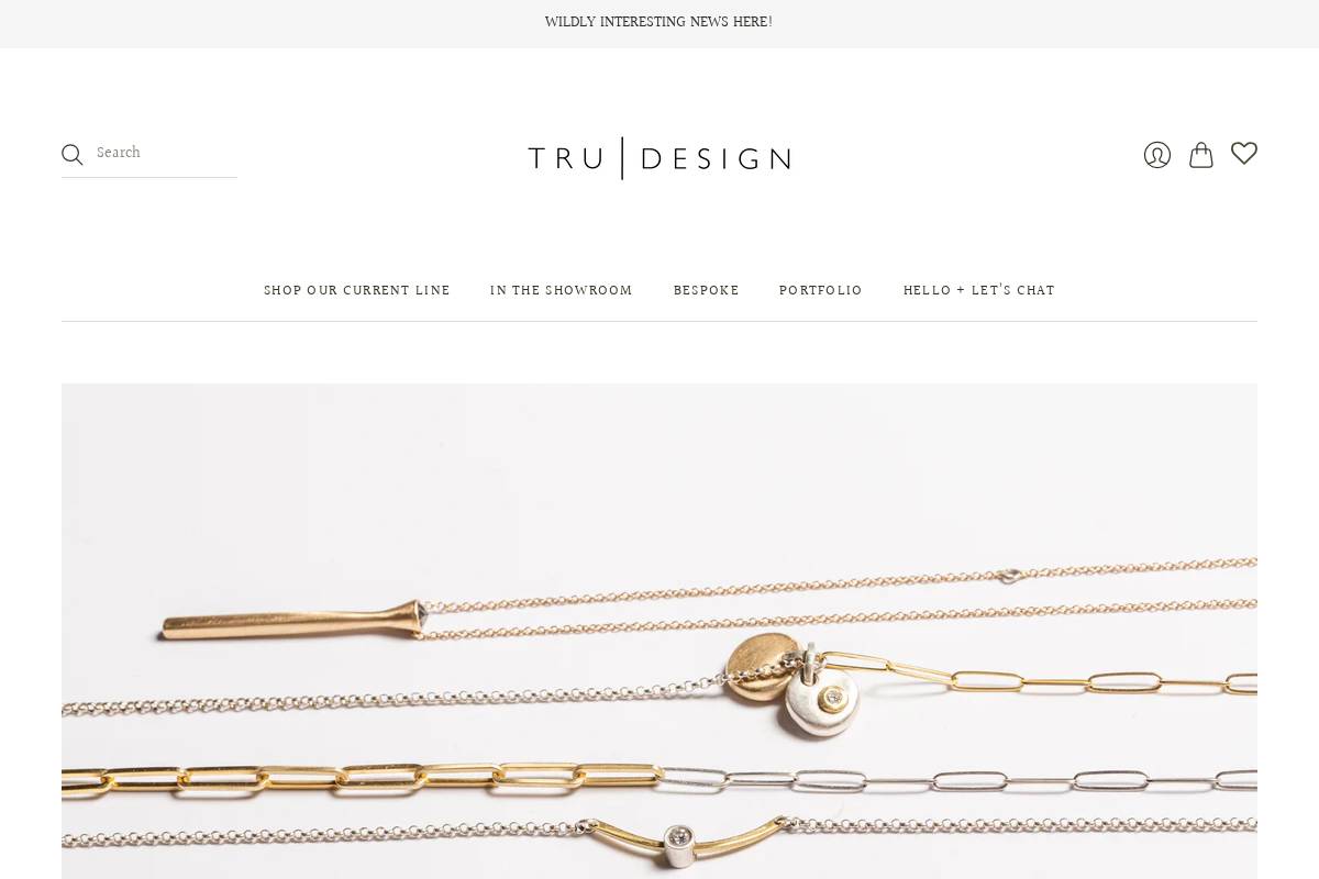 trudesign.co homepage screenshot