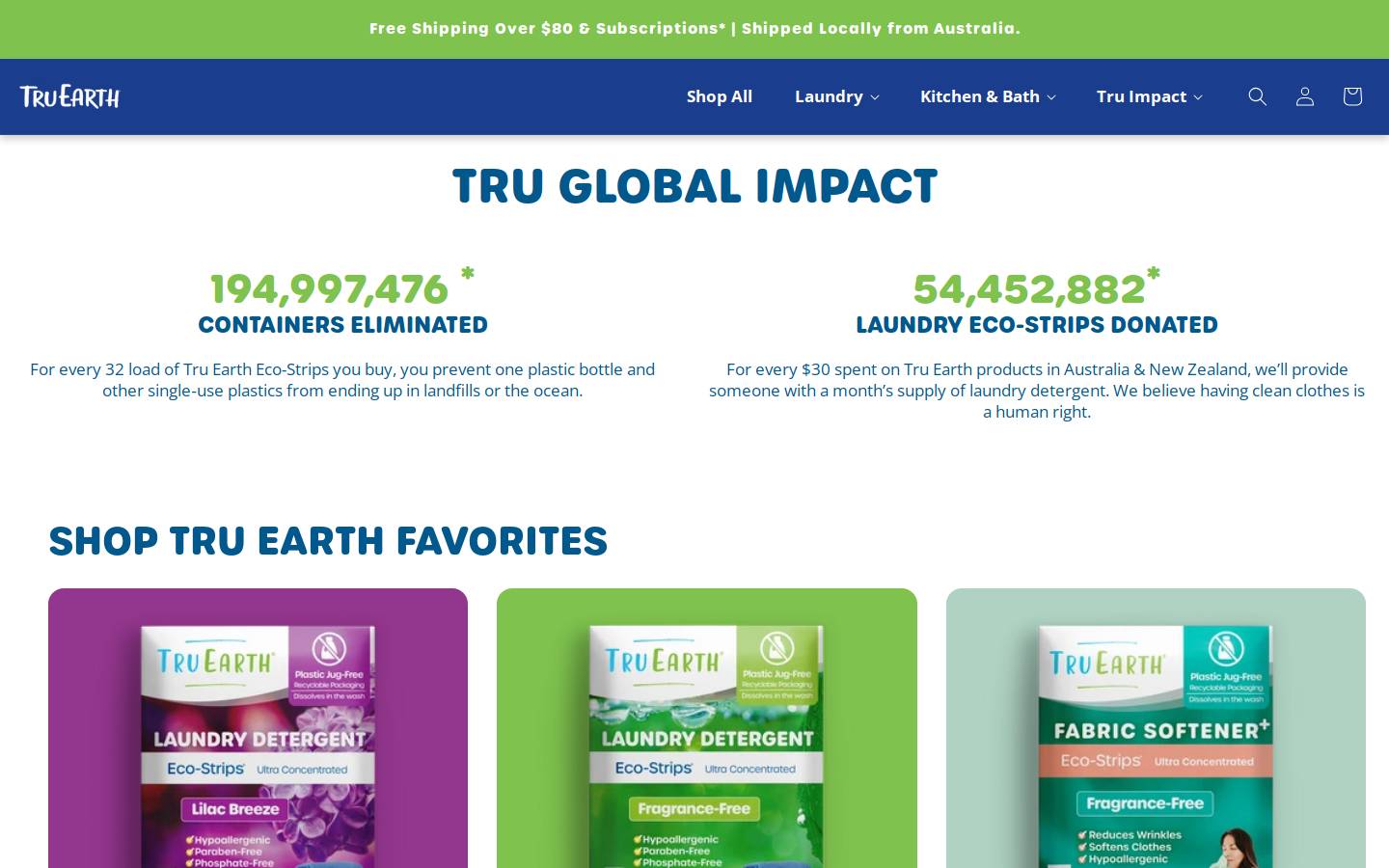 truearth.net.au homepage screenshot