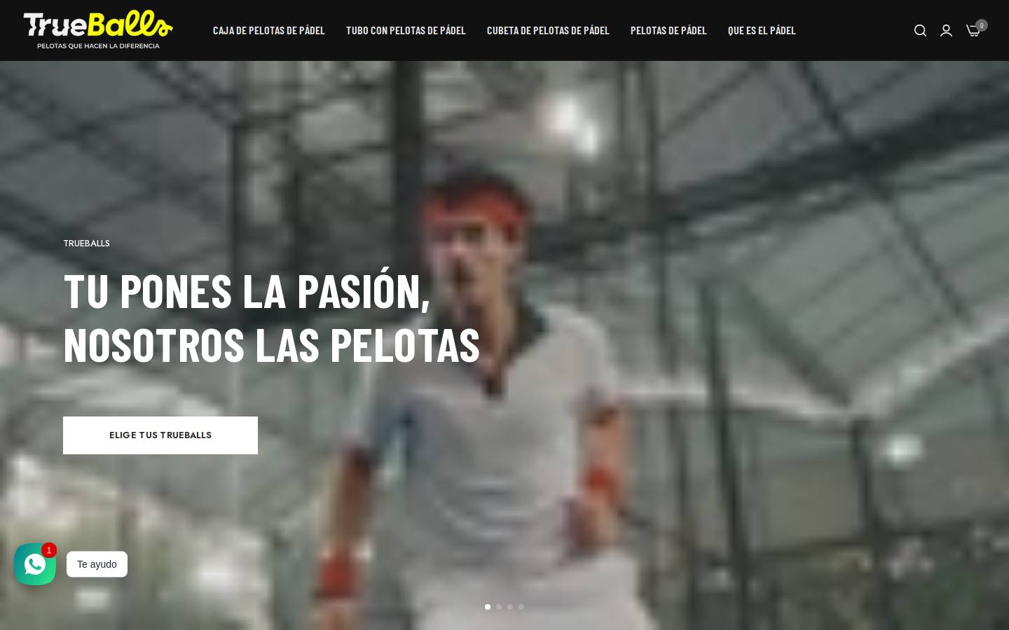 trueballs.com homepage screenshot