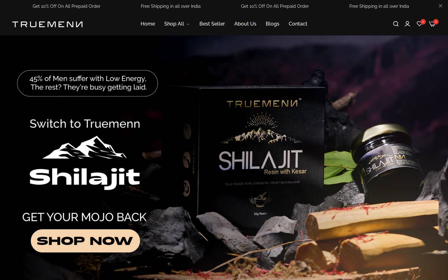 truemenn.com homepage screenshot