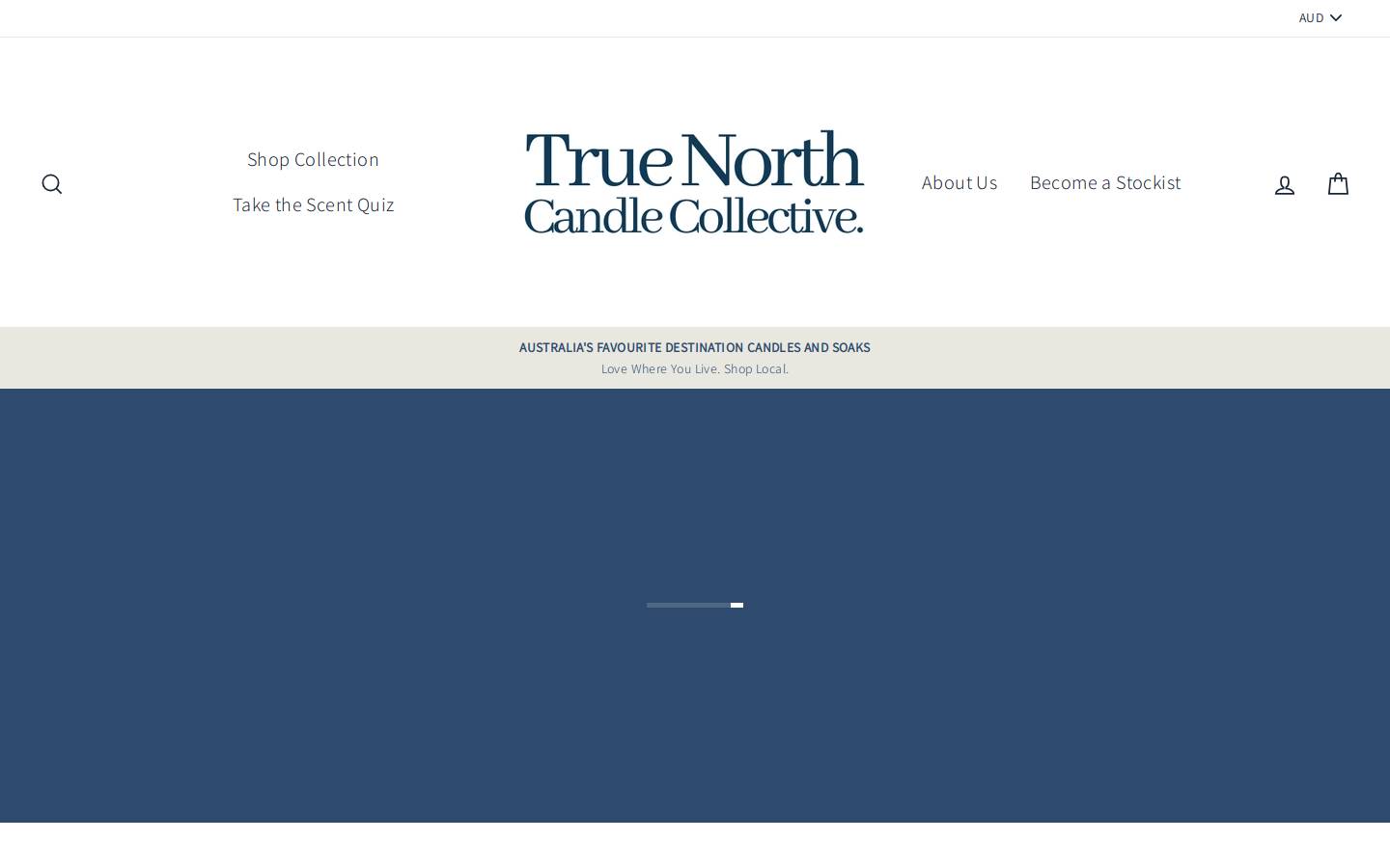 truenorthcandlecollective.com homepage screenshot