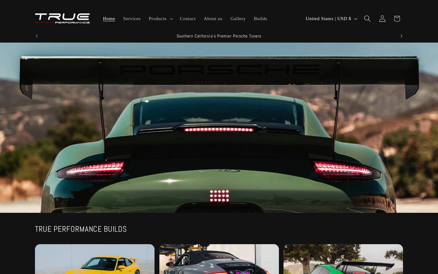 trueperformancellc.com homepage screenshot
