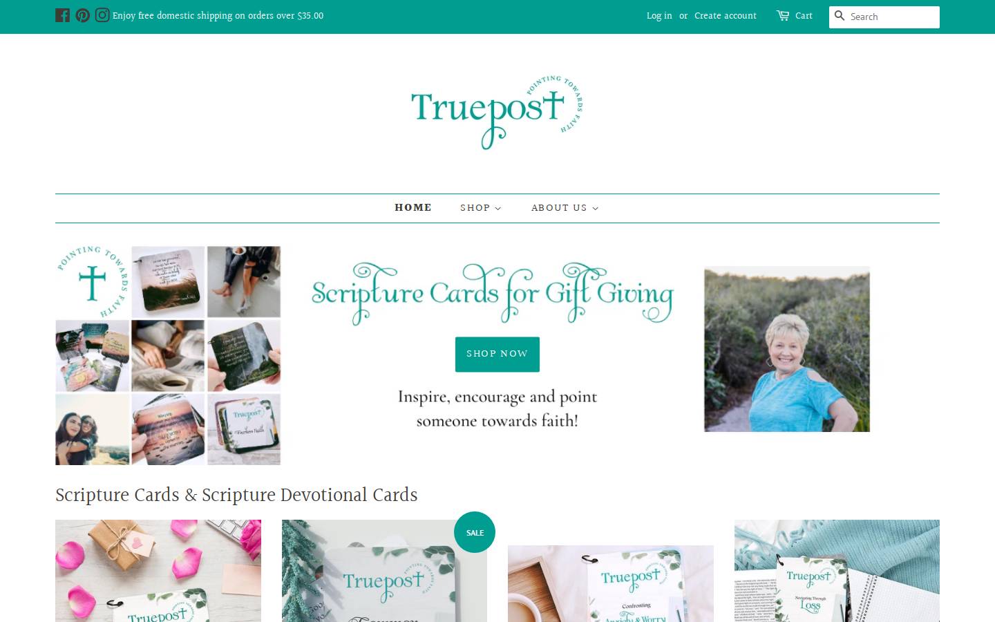 truepostinc.com homepage screenshot