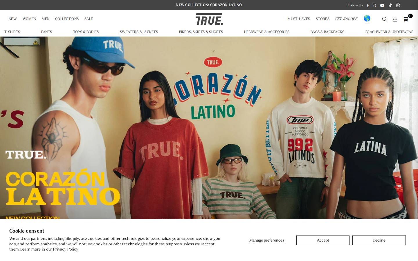 trueshop.us homepage screenshot