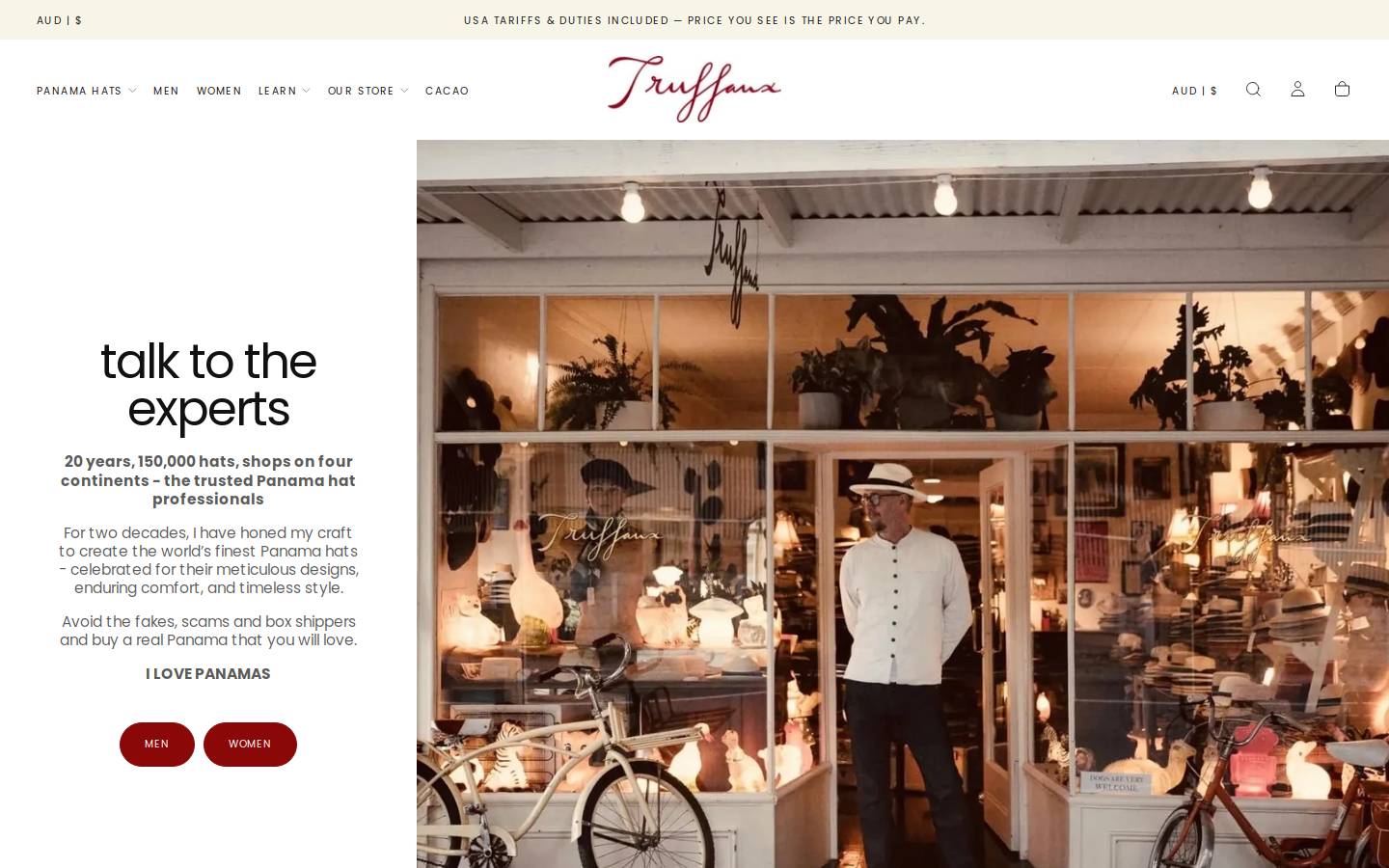 truffaux.com homepage screenshot