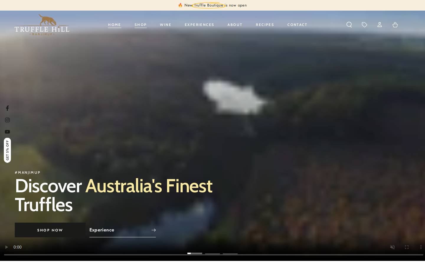 trufflehill.com.au homepage screenshot