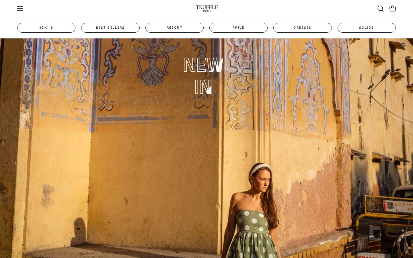 Truffleindia homepage screenshot