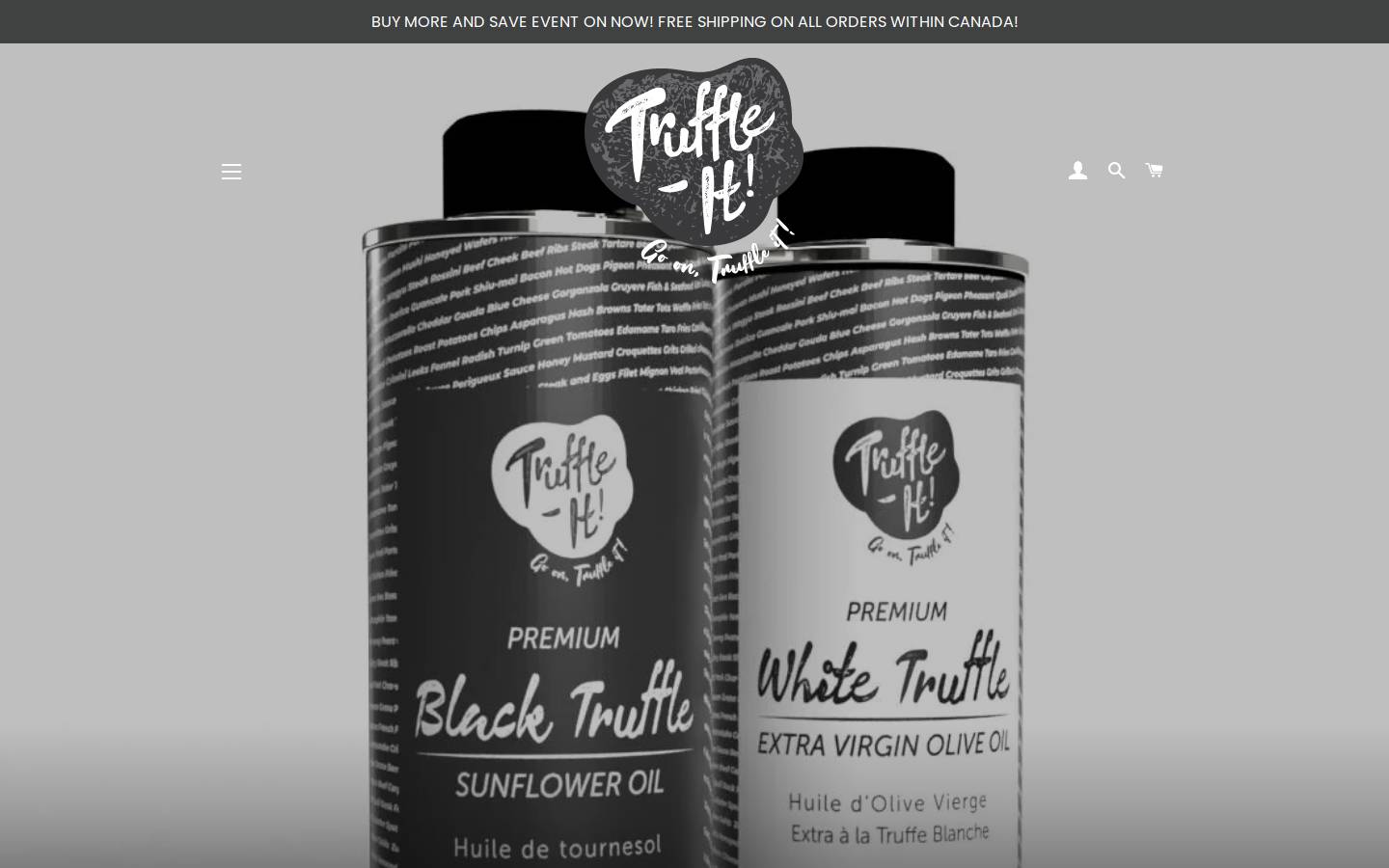 truffleit.ca homepage screenshot