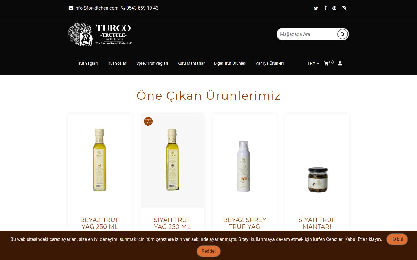 trufmantar.com homepage screenshot