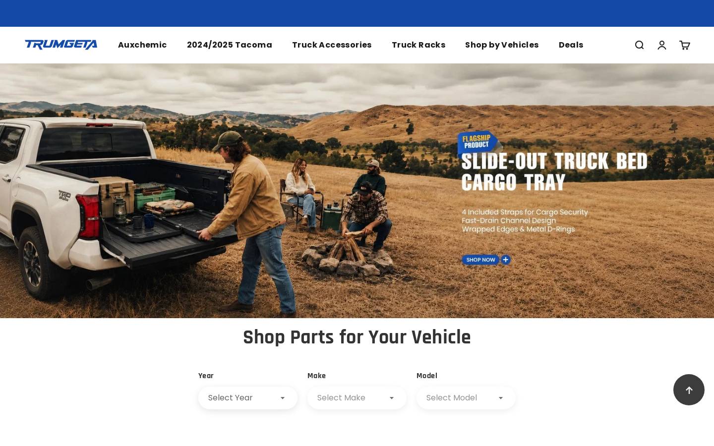trumgeta.com homepage screenshot