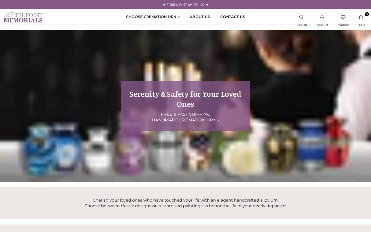 trupointmemorials.it homepage screenshot