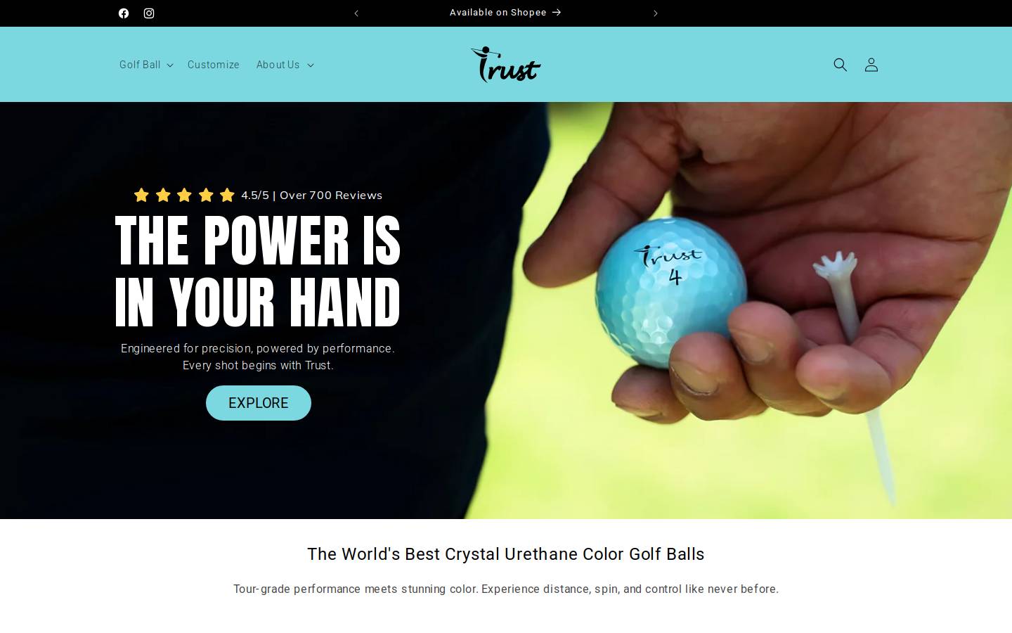 trustgolf-id.com homepage screenshot