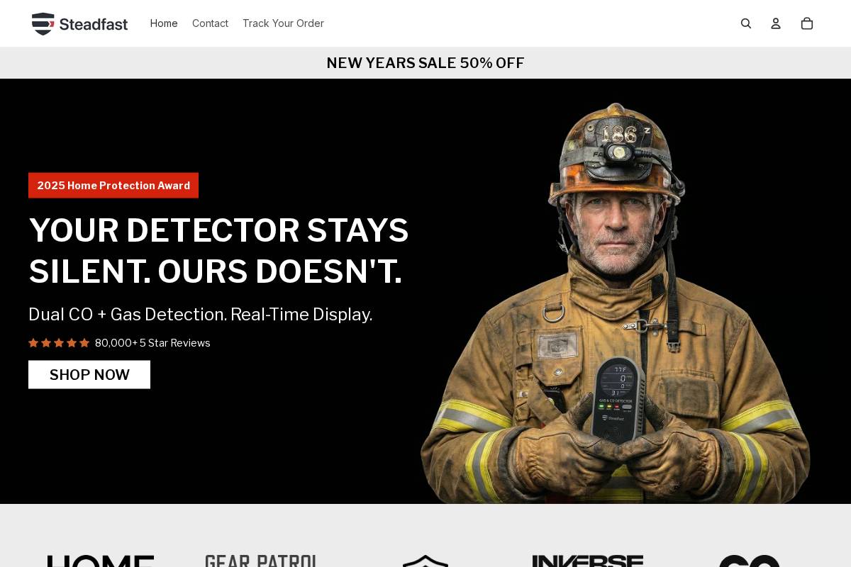 truststeadfast.com homepage screenshot
