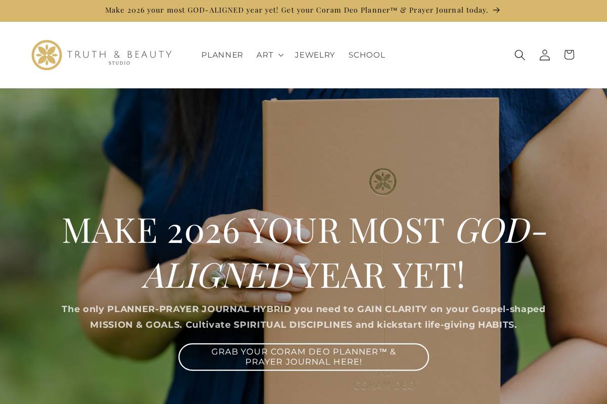 truthandbeautystudio.com homepage screenshot