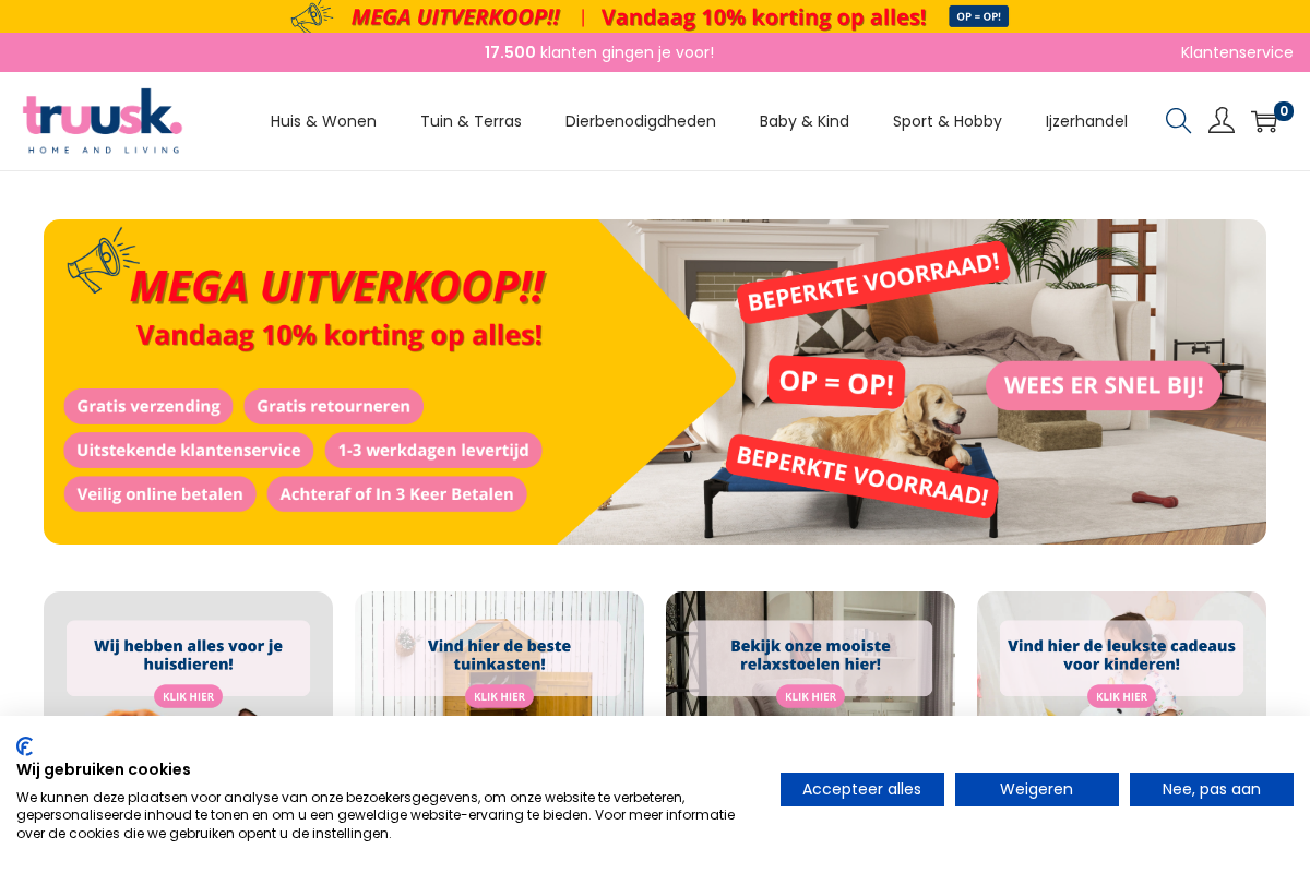 TRUUSK homepage screenshot