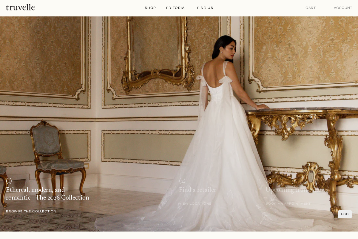 Truvelle homepage screenshot