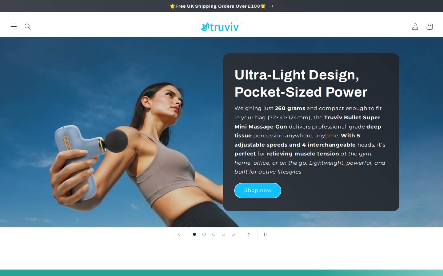Truviv homepage screenshot